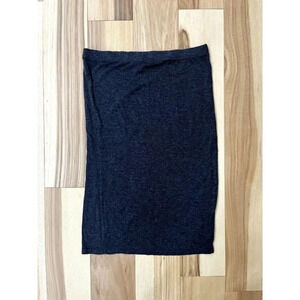 Rolla Coasta Gray Stretch Jersey Pencil Skirt M